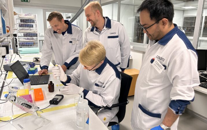 Medical diagnostics using electrochemical biosensors from Canatu